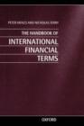 The Handbook of International Financial Terms - Book