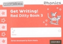 Read Write Inc. Phonics: Get Writing! Red Ditty Book 3 Pack of 10 - Book