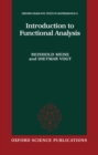 Introduction to Functional Analysis - Book