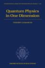 Quantum Physics in One Dimension - Book