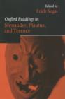 Oxford Readings in Menander, Plautus, and Terence - Book