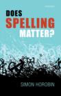 Does Spelling Matter? - Book