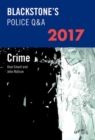 Blackstone's Police Q&A: Crime 2017 - Book