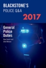 Blackstone's Police Q&A: General Police Duties 2017 - Book
