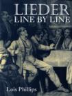 Lieder Line by Line : and Word for Word - Book
