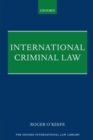 International Criminal Law - Book