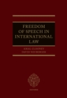 Freedom of Speech in International Law - eBook