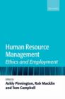 Human Resource Management : Ethics and Employment - Book