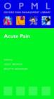 Acute Pain - Book