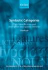 Syntactic Categories : Their Identification and Description in Linguistic Theories - Book