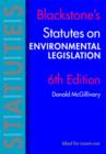 Blackstone's Environmental Legislation - Book