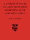 A Descriptive Catalogue of the Sanskrit and other Indian Manuscripts of the Chandra Shum Shere Collection in the Bodleian Library: Part III. Stotras - Book
