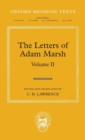 The Letters of Adam Marsh : Volume II - Book