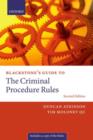 Blackstone's Guide to the Criminal Procedure Rules - Book