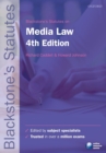 Blackstone's Statutes on Media Law - Book