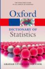 A Dictionary of Statistics 3e - Book