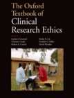 The Oxford Textbook of Clinical Research Ethics - eBook