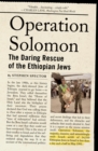 Operation Solomon : The Daring Rescue of the Ethiopian Jews - eBook
