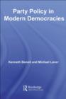 Party Policy in Modern Democracies - eBook