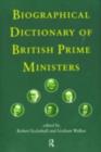 Biographical Dictionary of British Prime Ministers - eBook