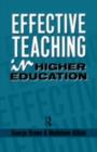 Effective Teaching in Higher Education - eBook