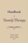 Handbook of Family Therapy : The Science and Practice of Working with Families and Couples - eBook