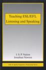Teaching ESL/EFL Listening and Speaking - eBook