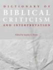 Dictionary of Biblical Criticism and Interpretation - eBook