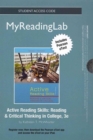 MyReadingLab With Pearson Etext - Standalone Access Card - for Active Reading Skills : Reading and Critical Thinking in College - Book