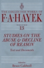 Studies on the Abuse and Decline of Reason : Text and Documents - Book