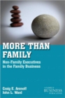More than Family : Non-Family Executives in the Family Business - Book