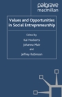 Values and Opportunities in Social Entrepreneurship - eBook