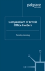 Compendium of British Office Holders - eBook