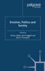Emotion, Politics and Society - eBook