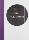 The Music Forum - Book