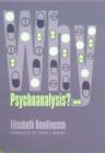 Why Psychoanalysis? - Book