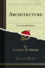 Architecture : For General Students - eBook