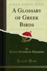 A Glossary of Greek Birds - eBook