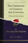 The Chemistry of Cooking and Cleaning : A Manual for House Keepers - eBook