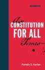 A Constitution for All Times - Book