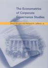 The Econometrics of Corporate Governance Studies - Book