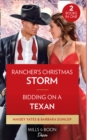 Rancher's Christmas Storm / Bidding On A Texan : Rancher's Christmas Storm / Bidding on a Texan (Texas Cattleman's Club: Heir Apparent) - Book