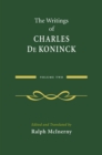The Writings of Charles De Koninck : Volume 2 - Book