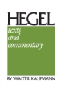 Hegel : Texts and Commentary - eBook