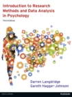 Introduction to Research Methods and Data Analysis in Psychology - Book