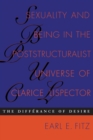 Sexuality and Being in the Poststructuralist Universe of Clarice Lispector : The Differance of Desire - Book