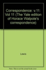 The Yale Editions of Horace Walpole's Correspondence, Volume 11 : With Mary and Agnes Berry and Barbara Cecilia Seton - Book