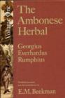 The Ambonese Herbal, Volume 1 : Introduction and Book I: Containing All Sorts of Trees, That Bear Edible Fruits, and Are Husbanded by People - Book