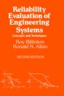 Reliability Evaluation of Engineering Systems : Concepts and Techniques - Book