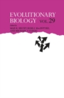 Evolutionary Biology : Volume 29 - Book